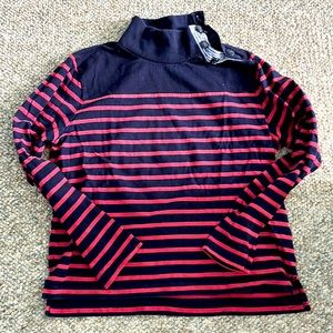 Mock turtleneck sweatshirt